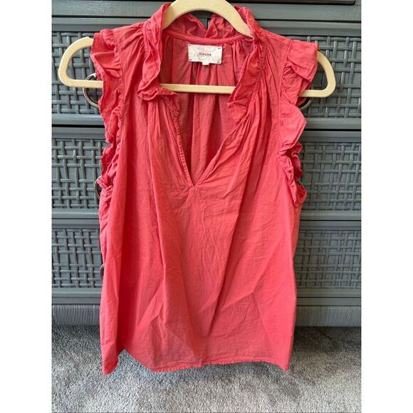 NWOT Xirena Bex top in pink coral , $170 Sm E46 - Picture 2 of 7